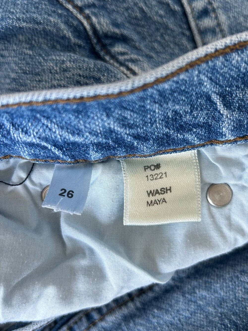 Reformation High-Rise Straight Jeans in Light Blue Denim - Picture 7 of 11